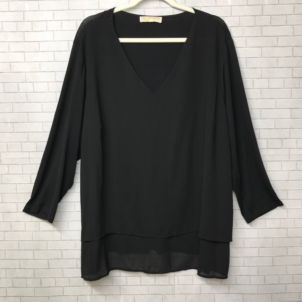 Michael Kors Black Blouse SZ XL